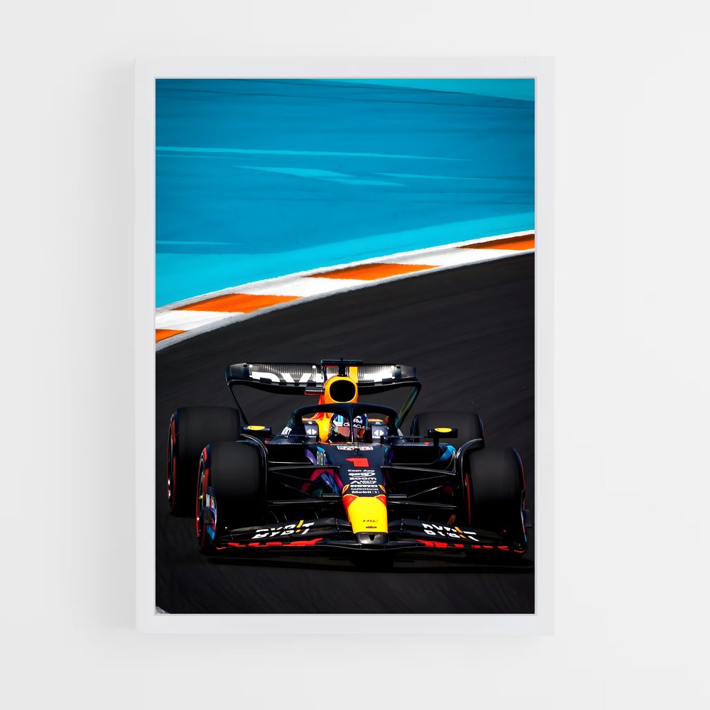 Poster Red Bull Course Allure raffinée – affiche Voitures de Formule 1 (vue 3)